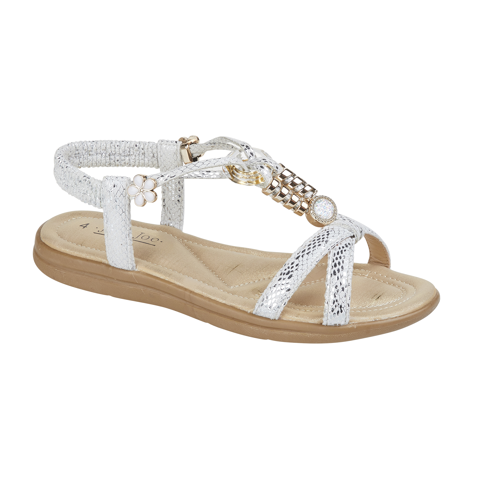 Ophelia Flat Elasticated Sandal
