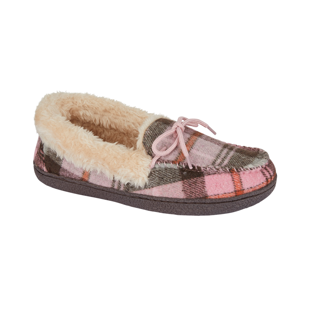 Pembroke Tartan Moccasin Slippers
