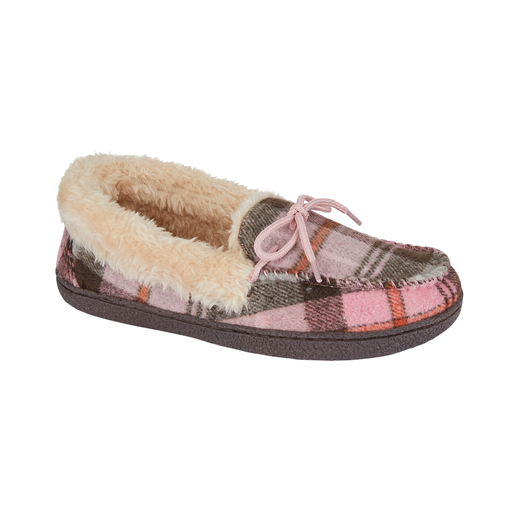 Pembroke Tartan Moccasin Slippers