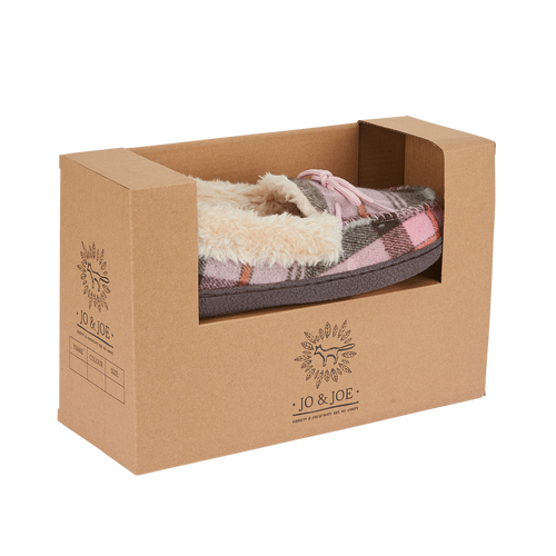 Pembroke Tartan Moccasin Slippers