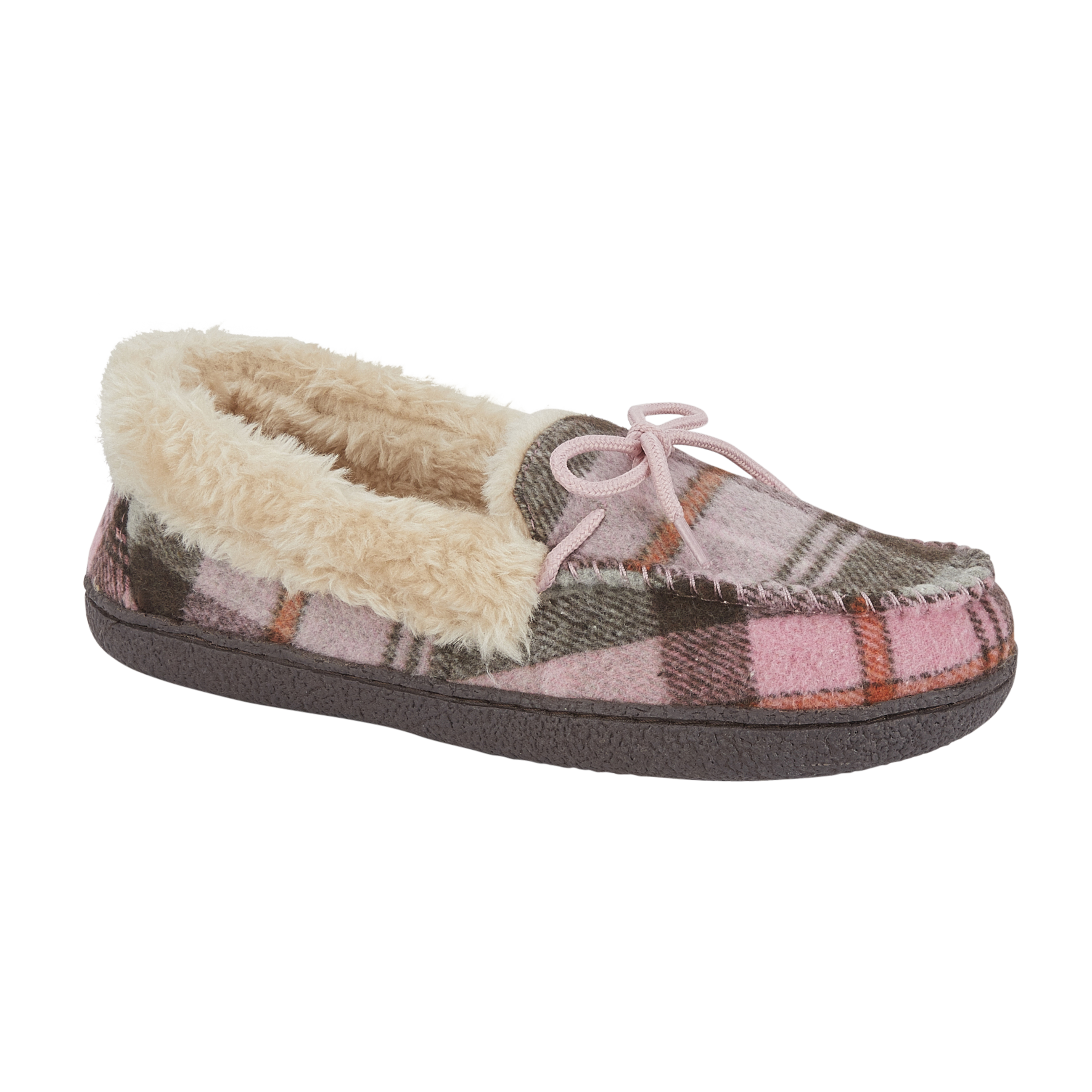 Pembroke Tartan Moccasin Slippers