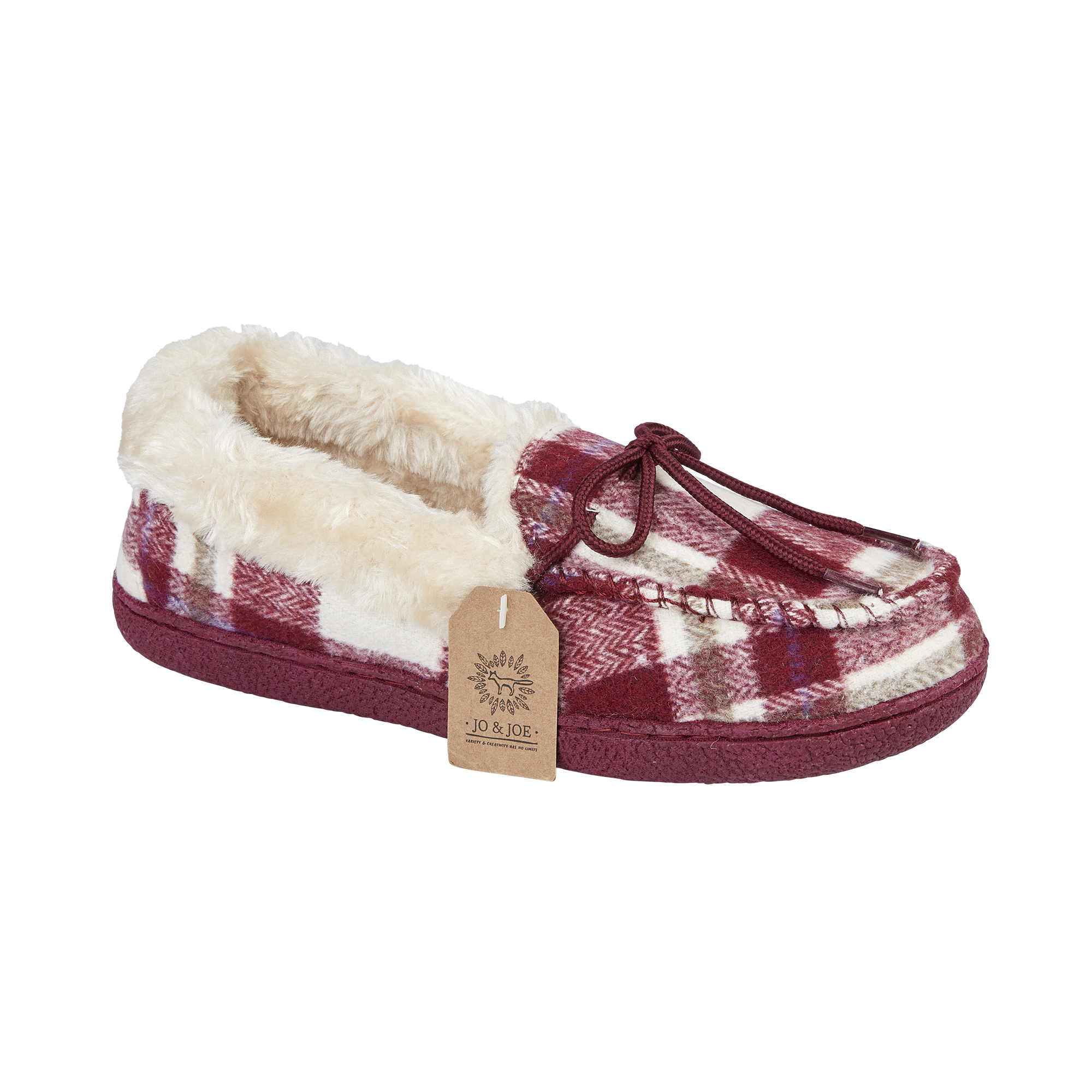 Pembroke Tartan Moccasin Slippers
