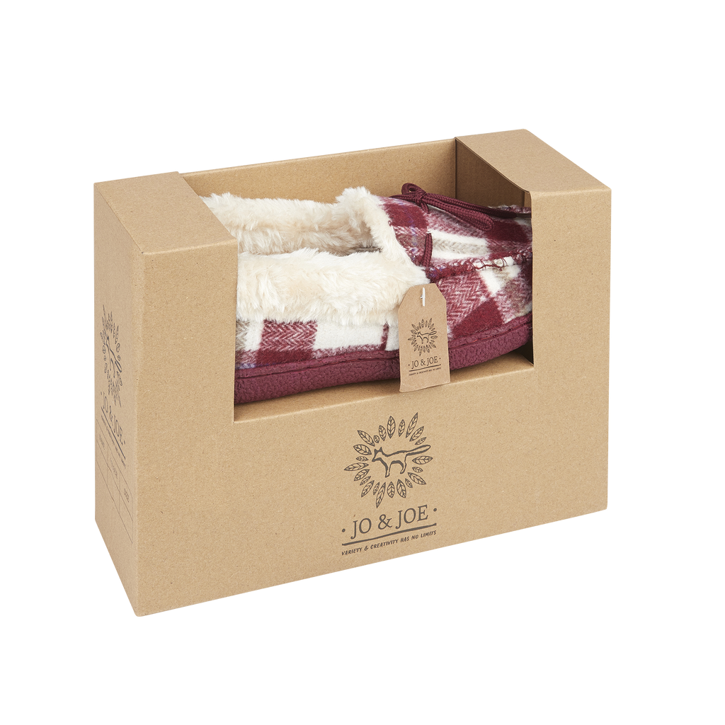 Pembroke Tartan Moccasin Slippers