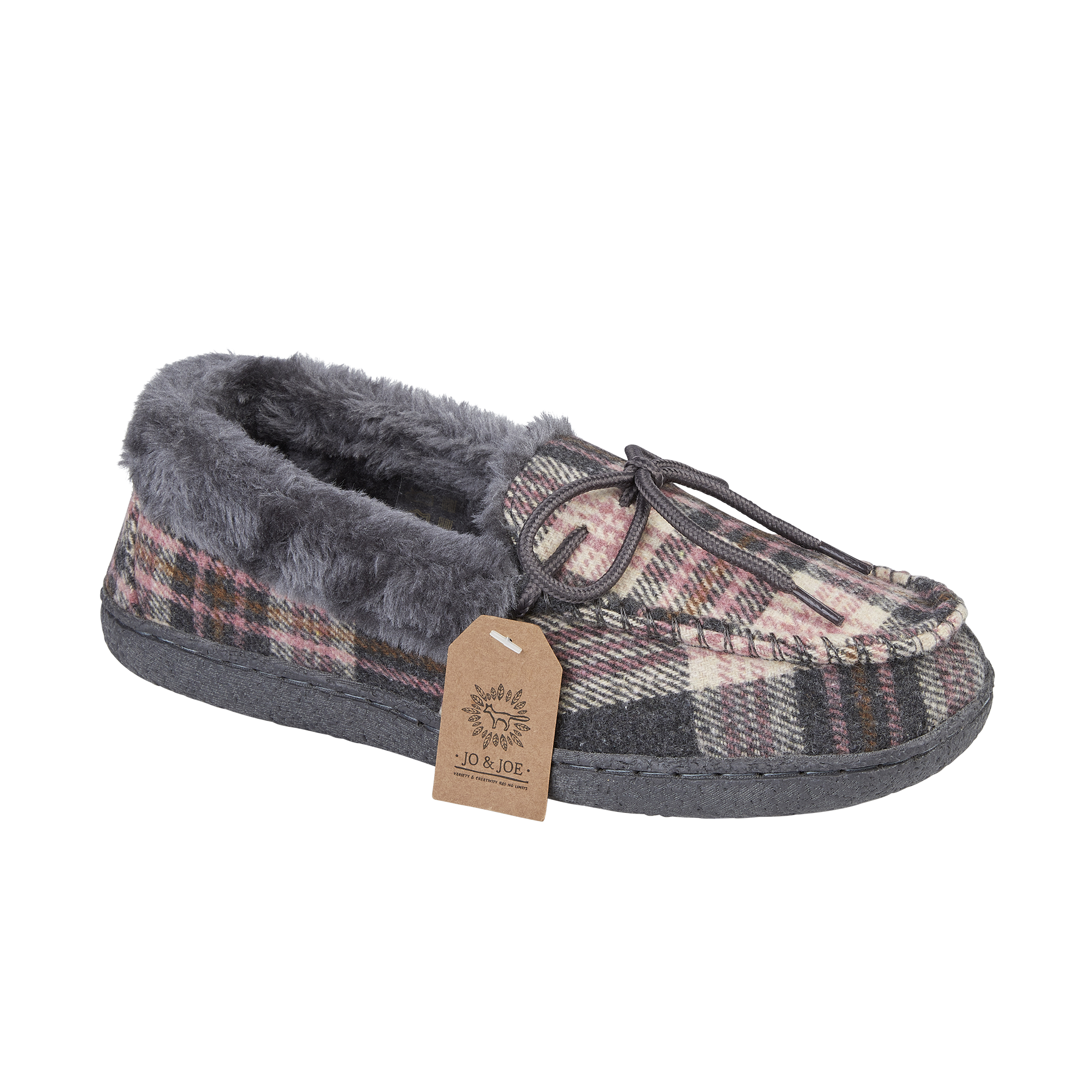 Pembroke Tartan Moccasin Slippers
