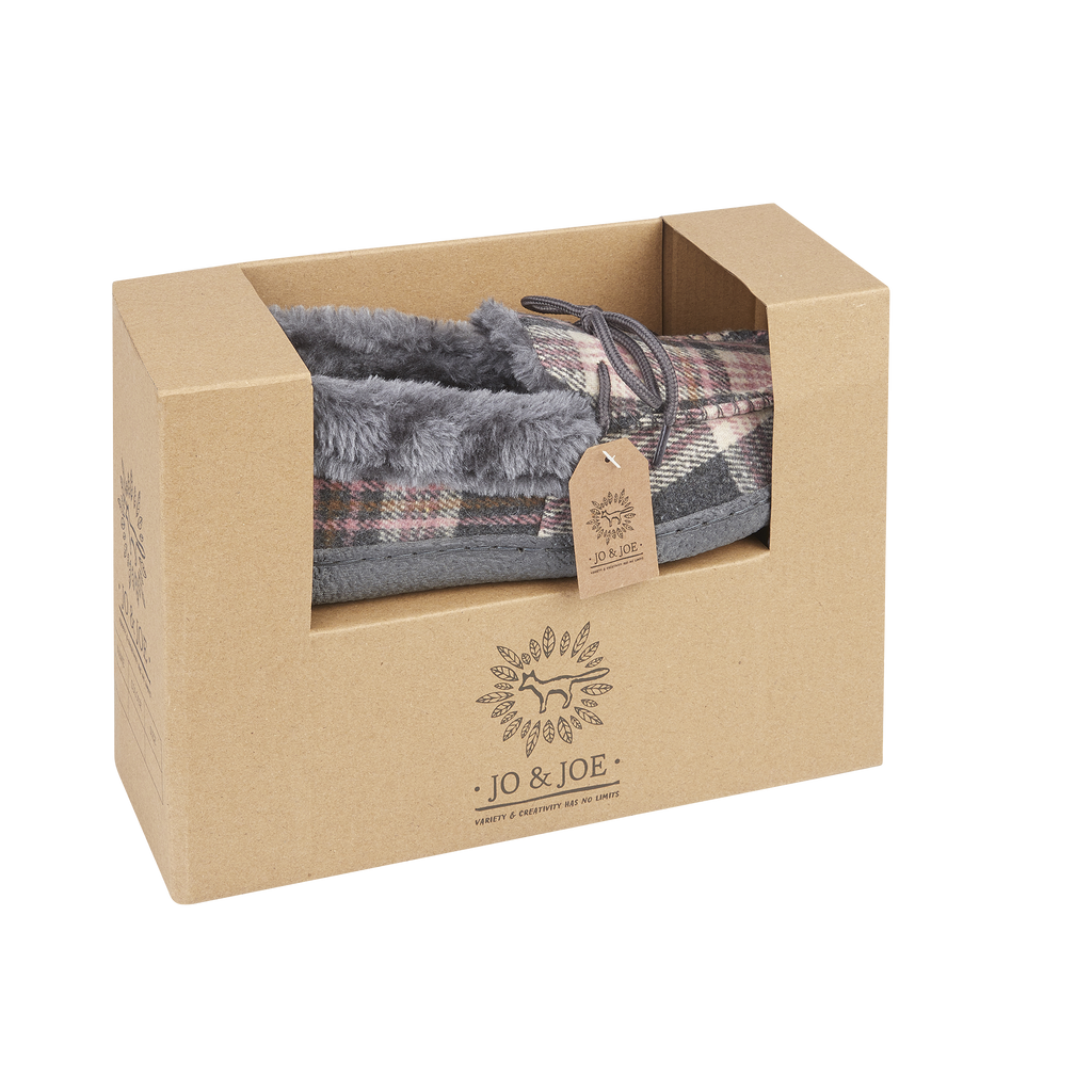 Pembroke Tartan Moccasin Slippers