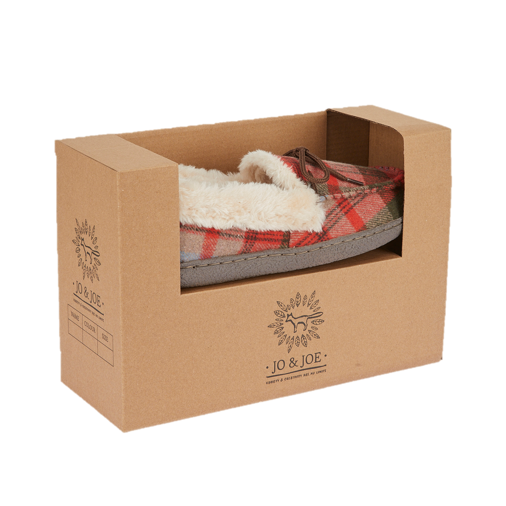 Pembroke Tartan Moccasin Slippers