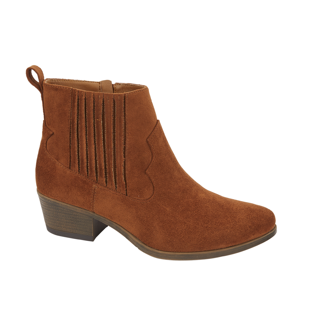 Samantha Western Ankle Boots