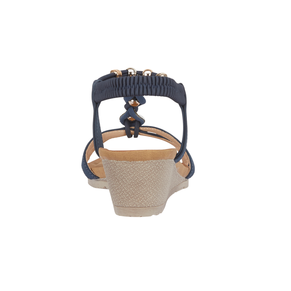 Samphire Elasticated Wedge Sandal