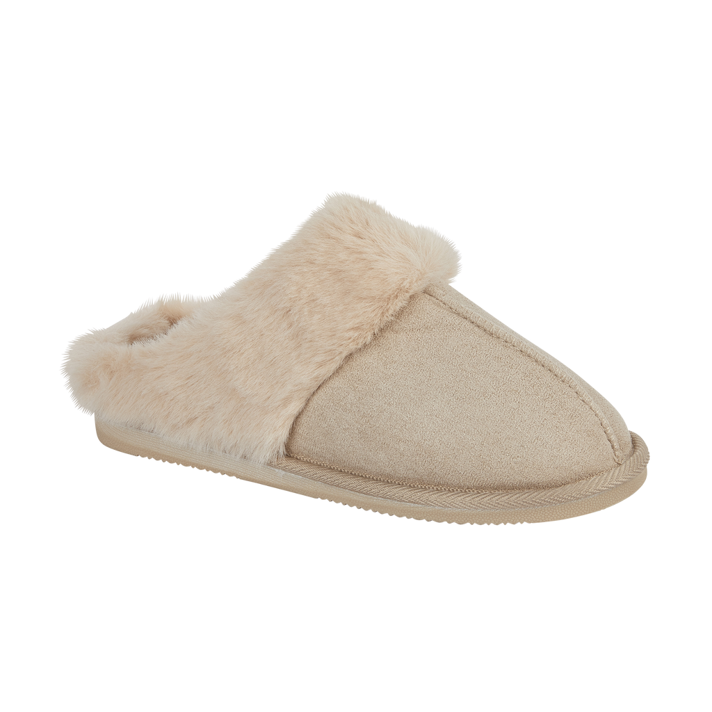 Savannah Faux Fur Mule Slippers