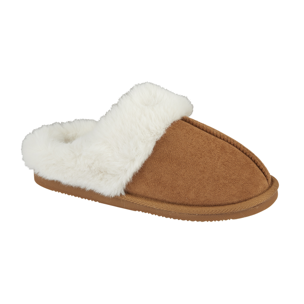 Savannah Faux Fur Mule Slippers