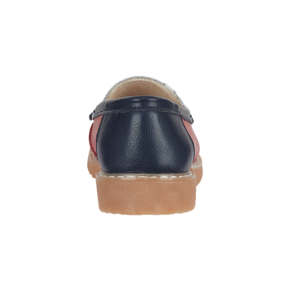 Sea Breeze Saddle Trim Leather Loafers