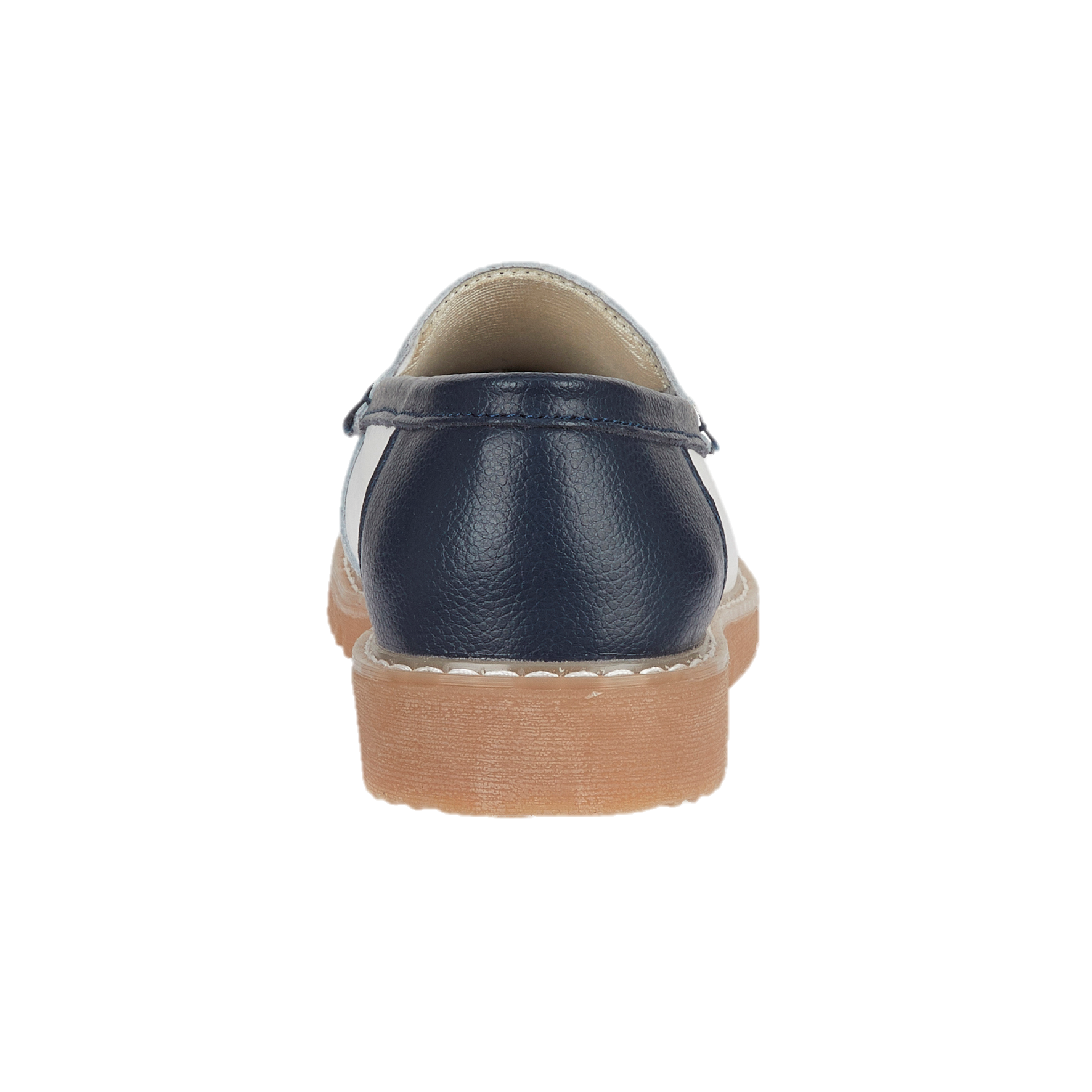 Sea Breeze Saddle Trim Leather Loafers