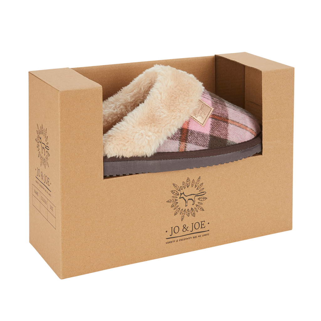 Shetland Tartan Mule Slippers