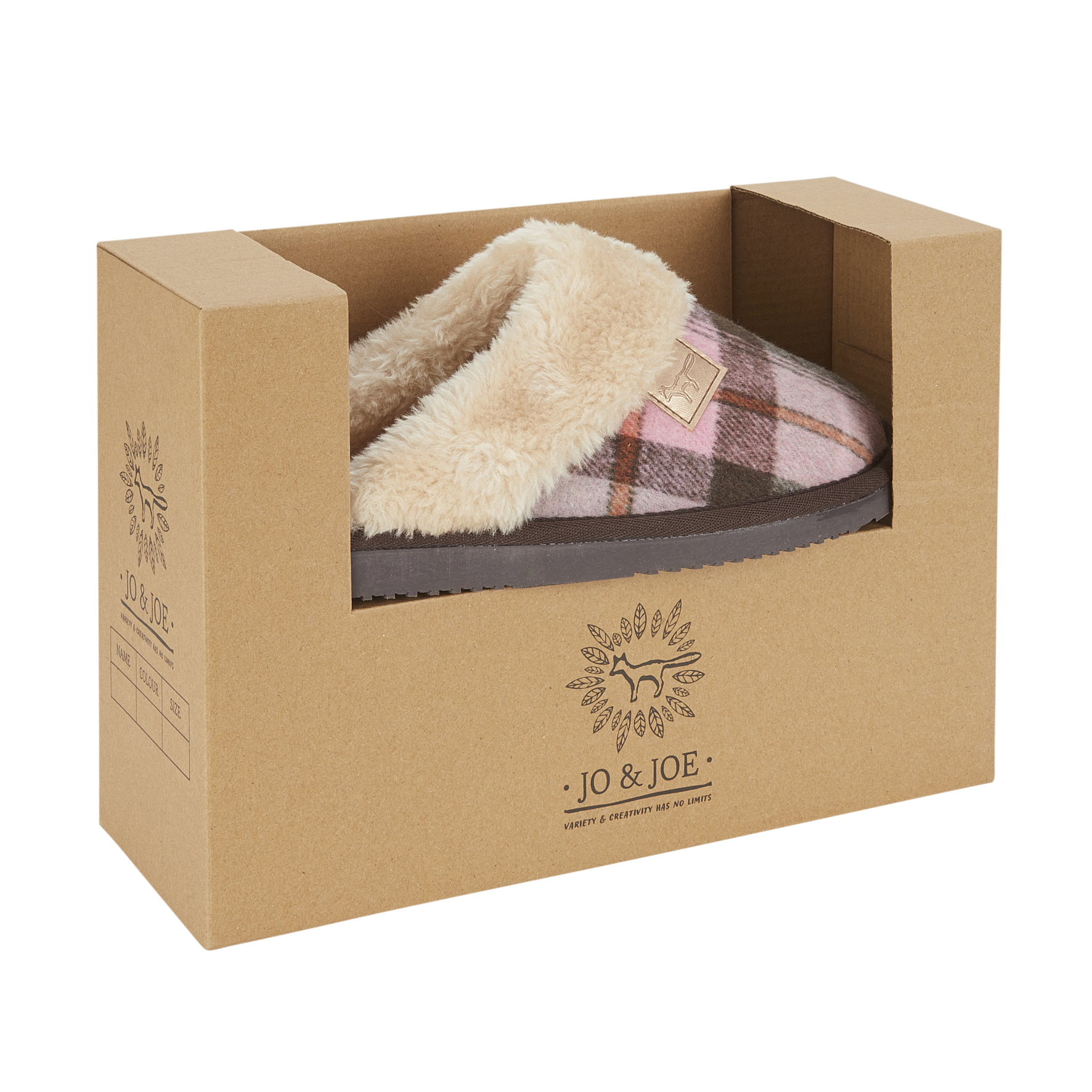 Shetland Tartan Mule Slippers