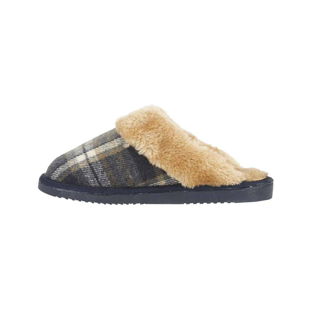 Shetland Tartan Mule Slippers