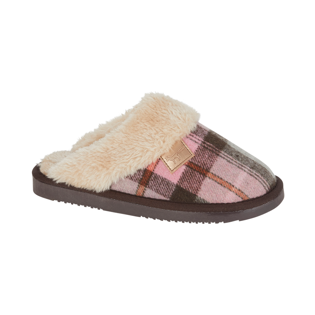 Shetland Tartan Mule Slippers