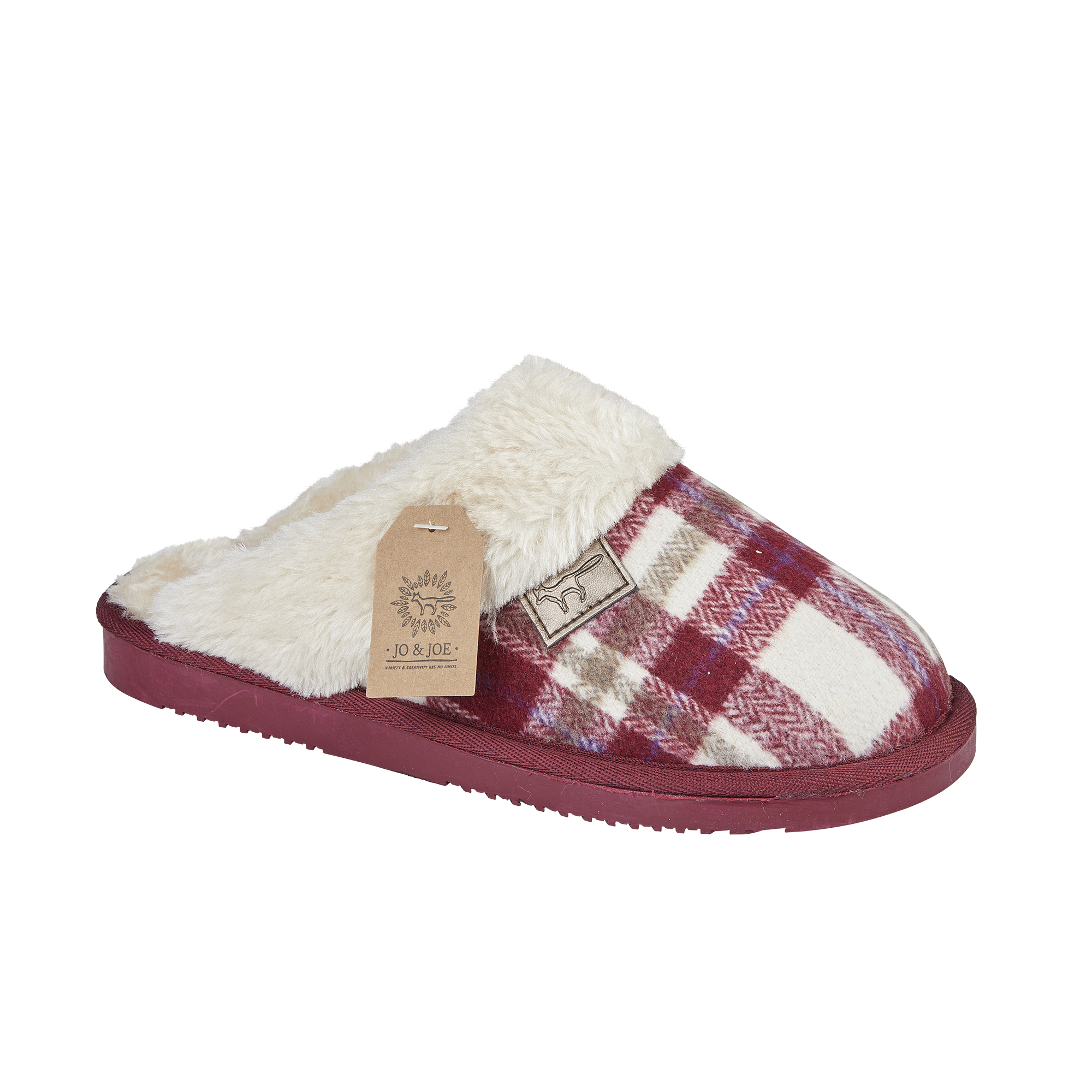 Shetland Tartan Mule Slippers
