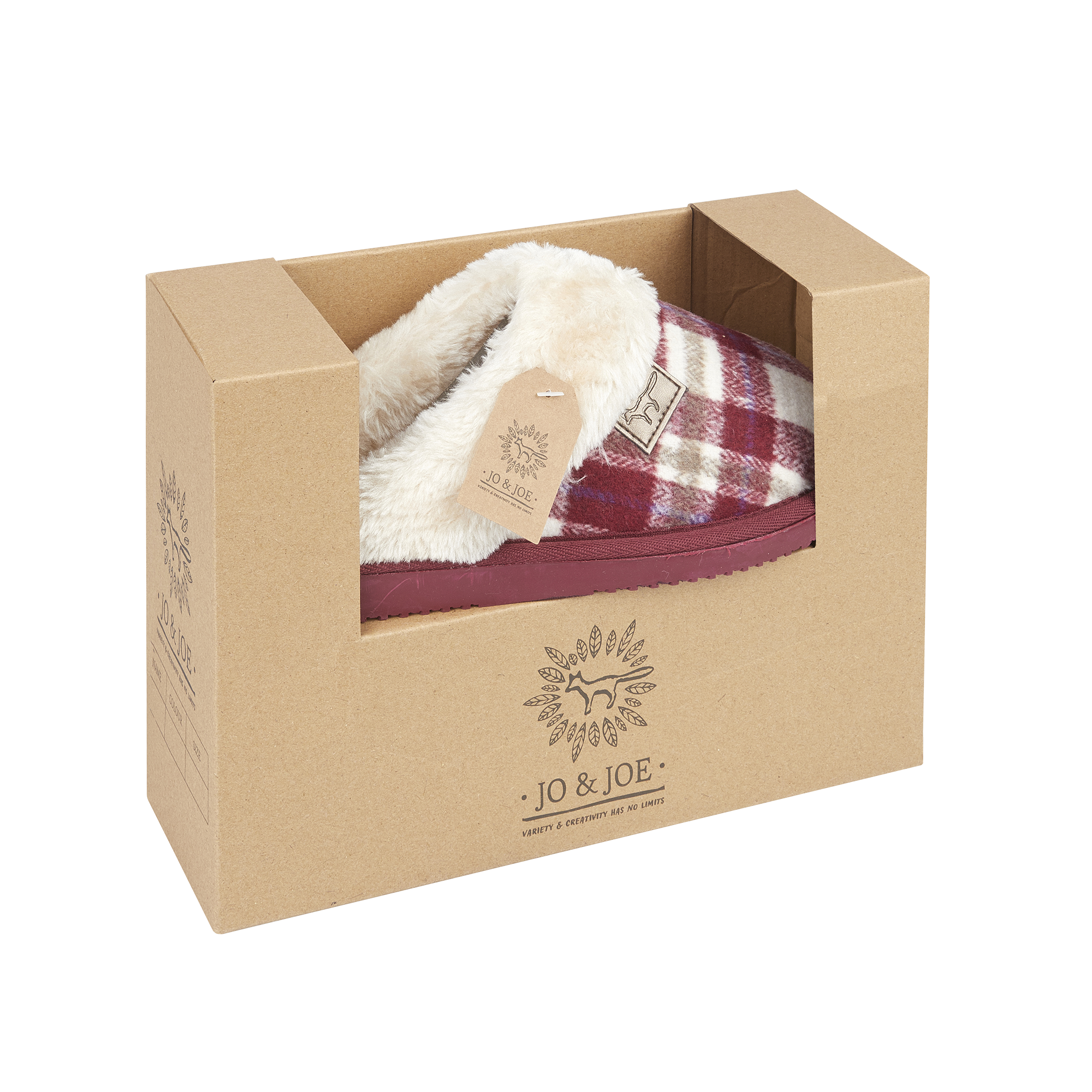 Shetland Tartan Mule Slippers