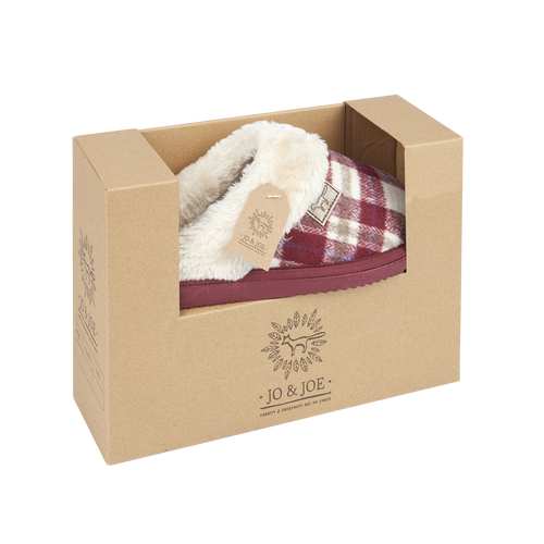 Shetland Tartan Mule Slippers