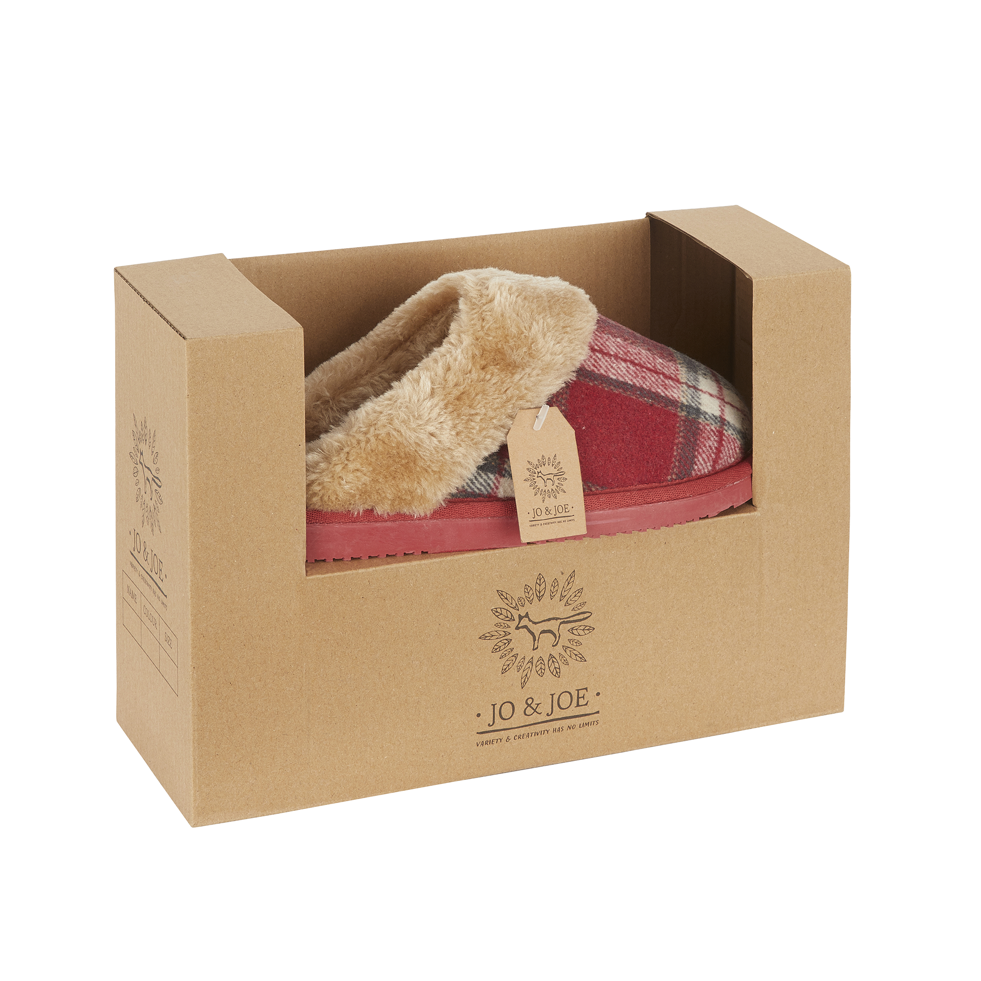 Shetland Tartan Mule Slippers