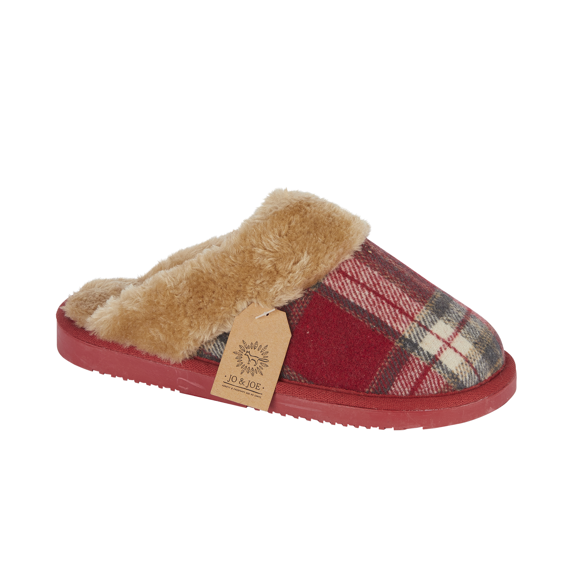 Shetland Tartan Mule Slippers