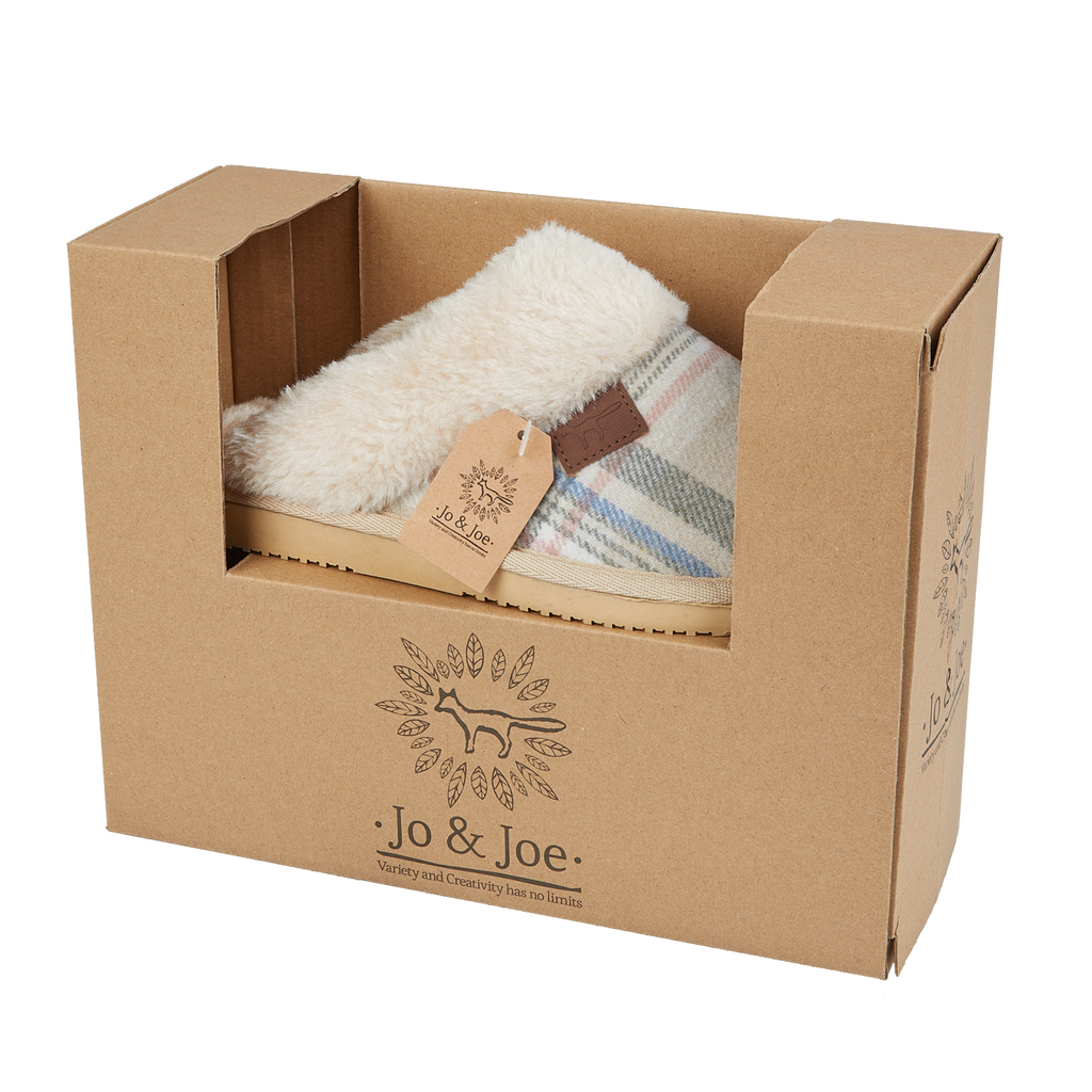 Shetland Tartan Mule Slippers