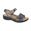 Marigold Croc Low Profile Sandals