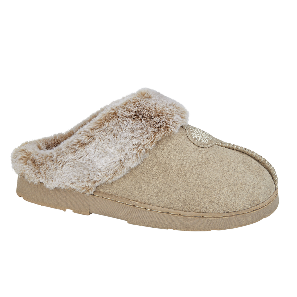 Splendour Faux Fur Mule Slippers