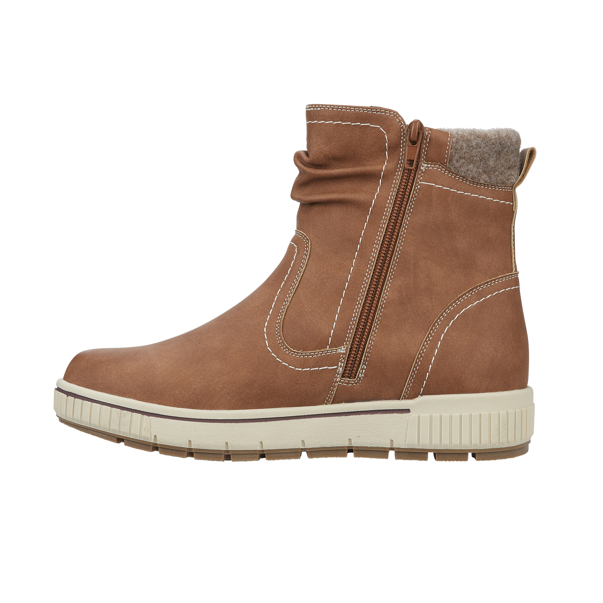 Sutton Cognac Ankle Boots