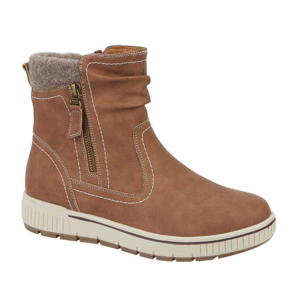 Sutton Cognac Ankle Boots