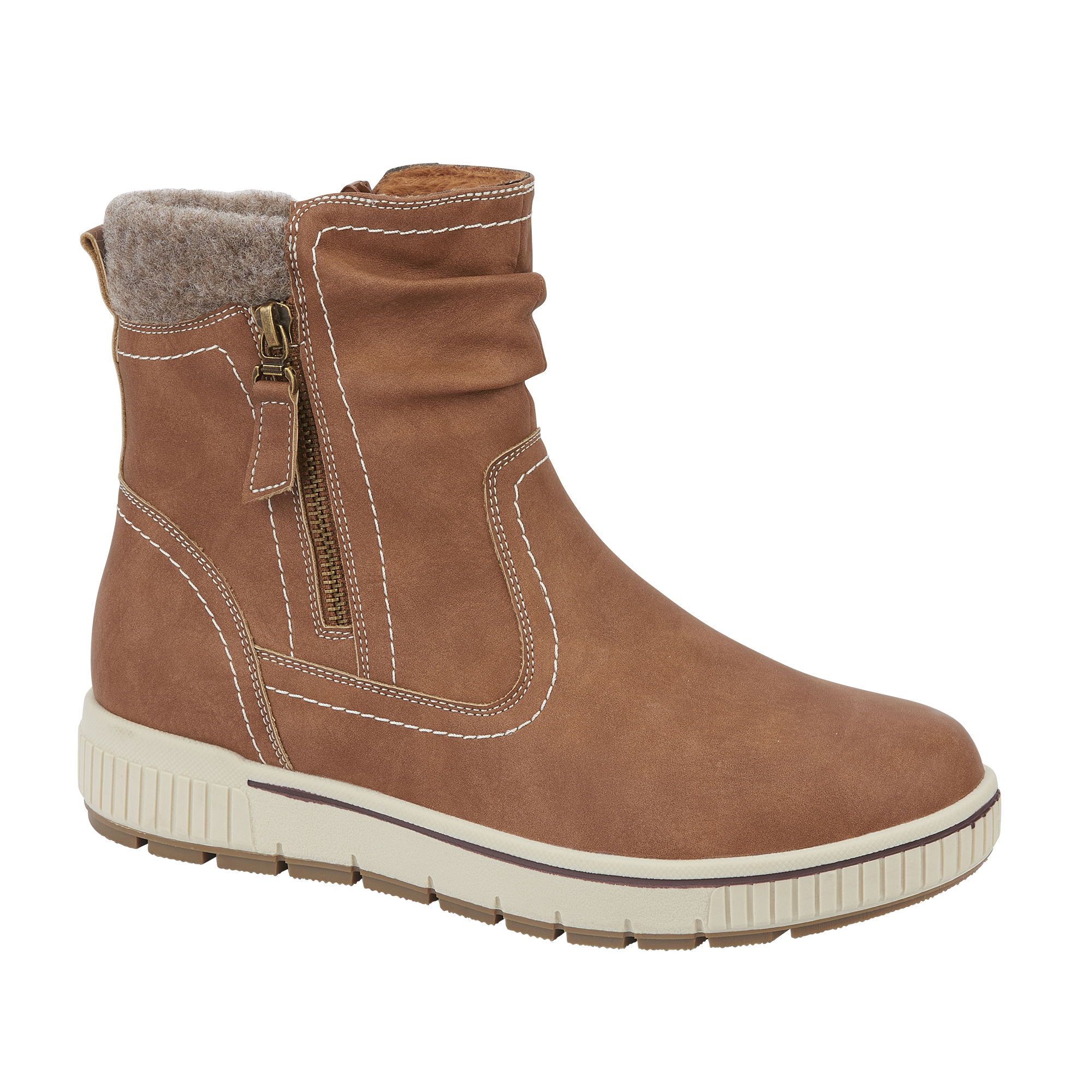 Sutton Cognac Ankle Boots