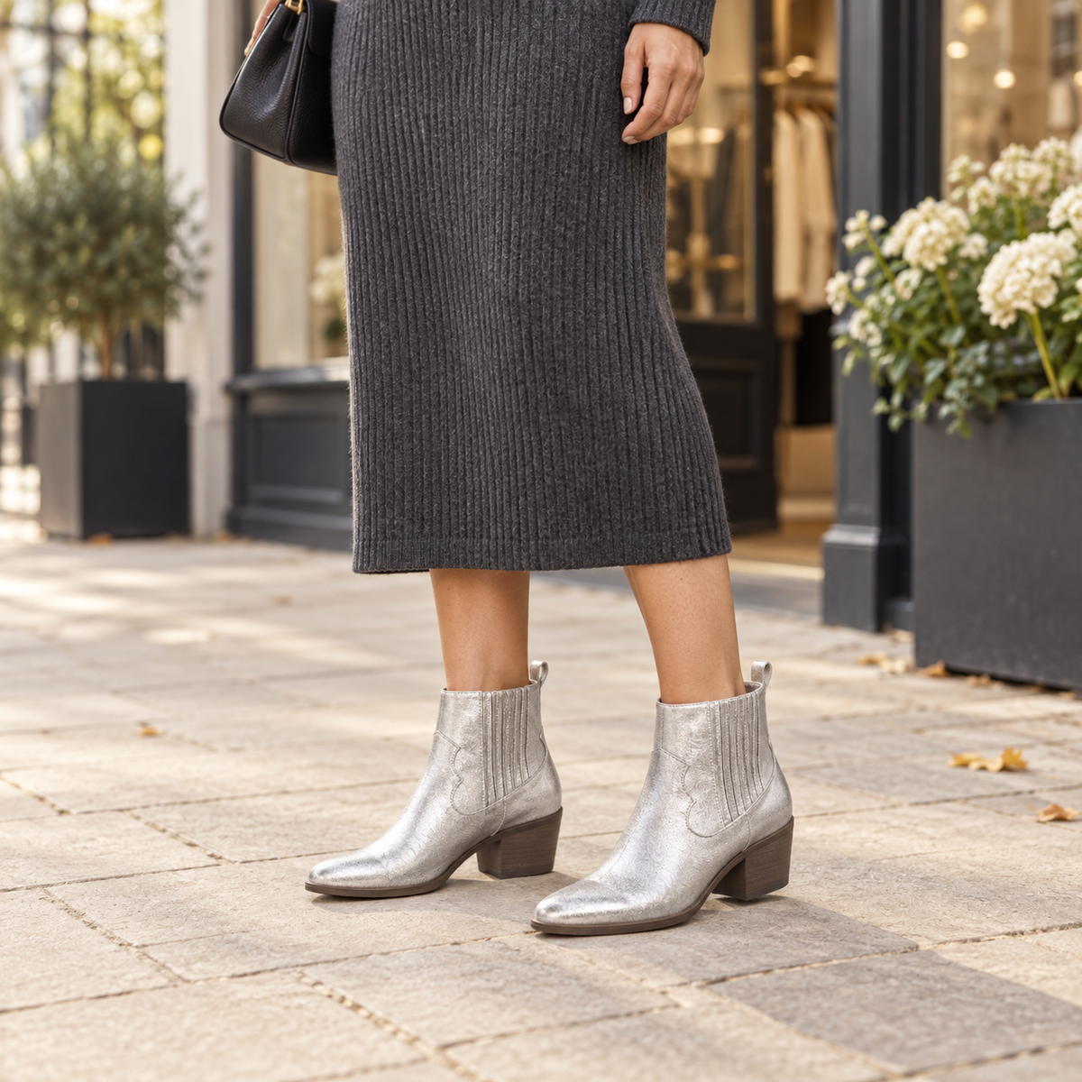 Samantha Western Ankle Boots