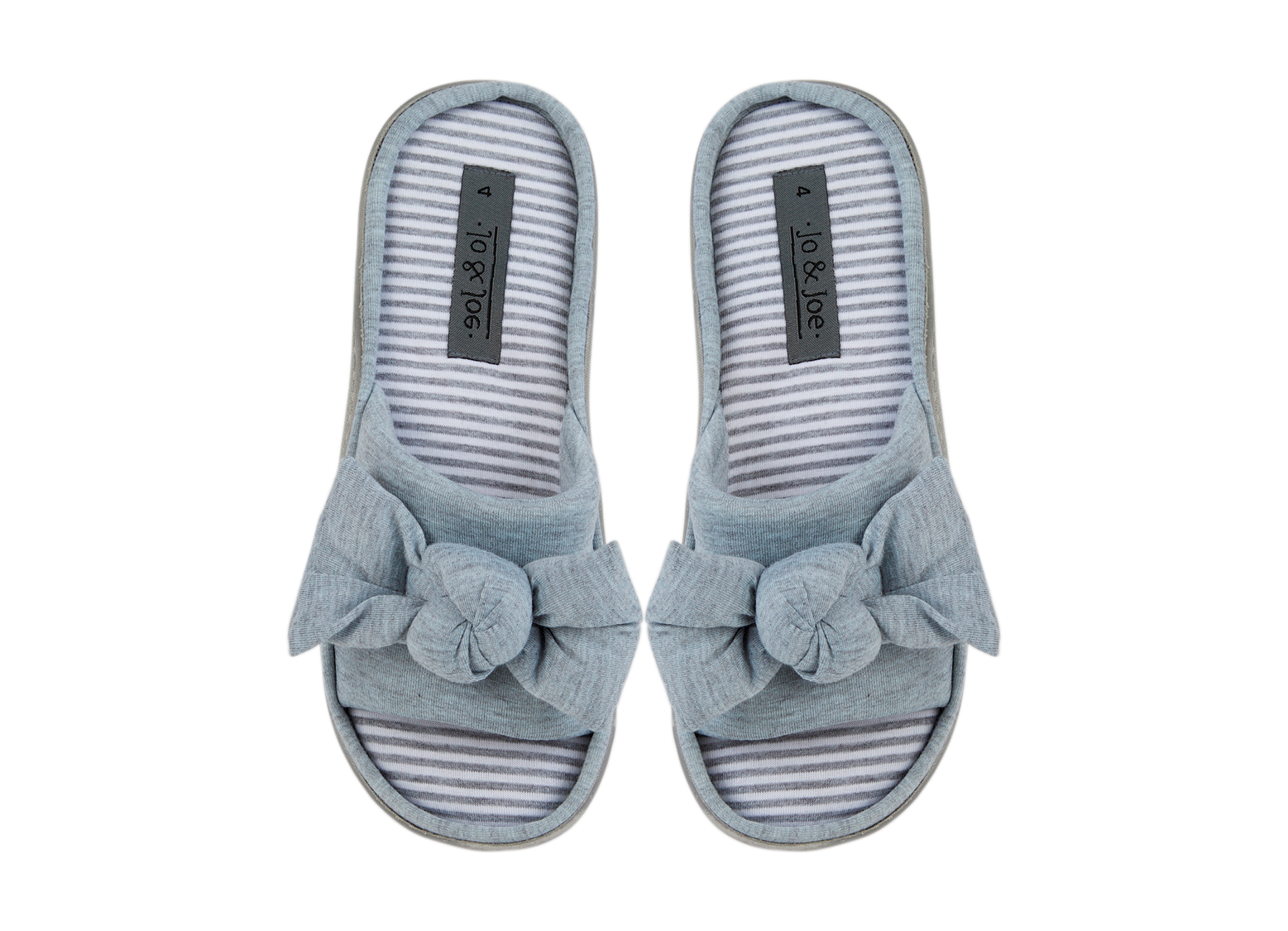 Serenity Grey Open Toe Mule Sliders