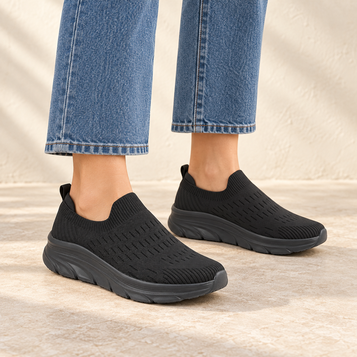 Spritz Lightweight Knitted Trainers