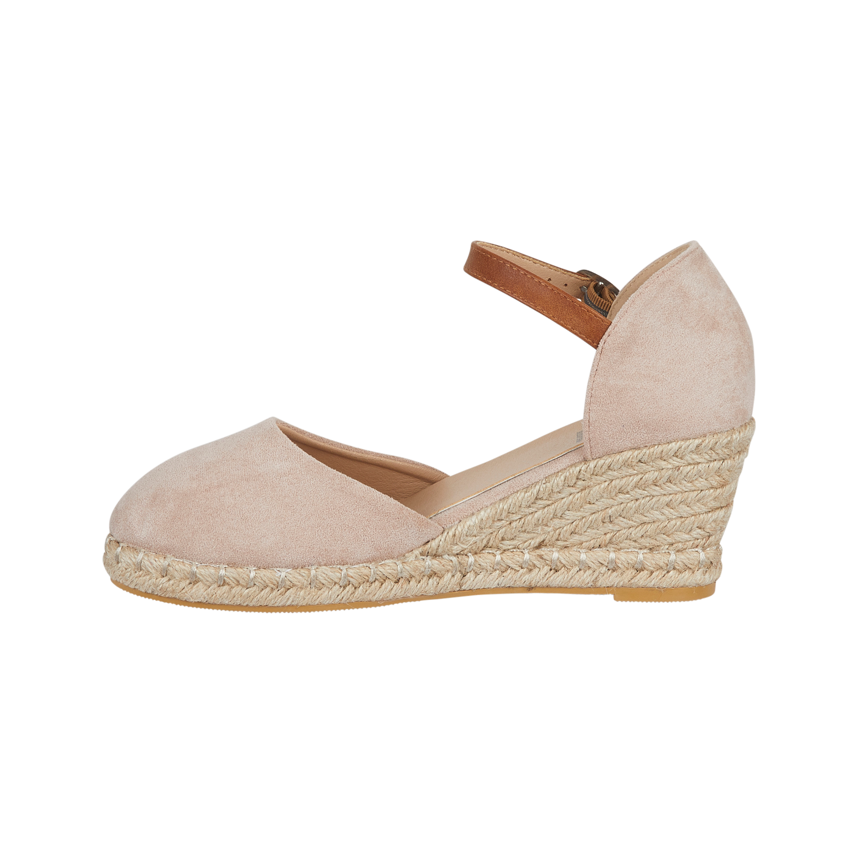 Taffeta Espadrille Wedge Sandals