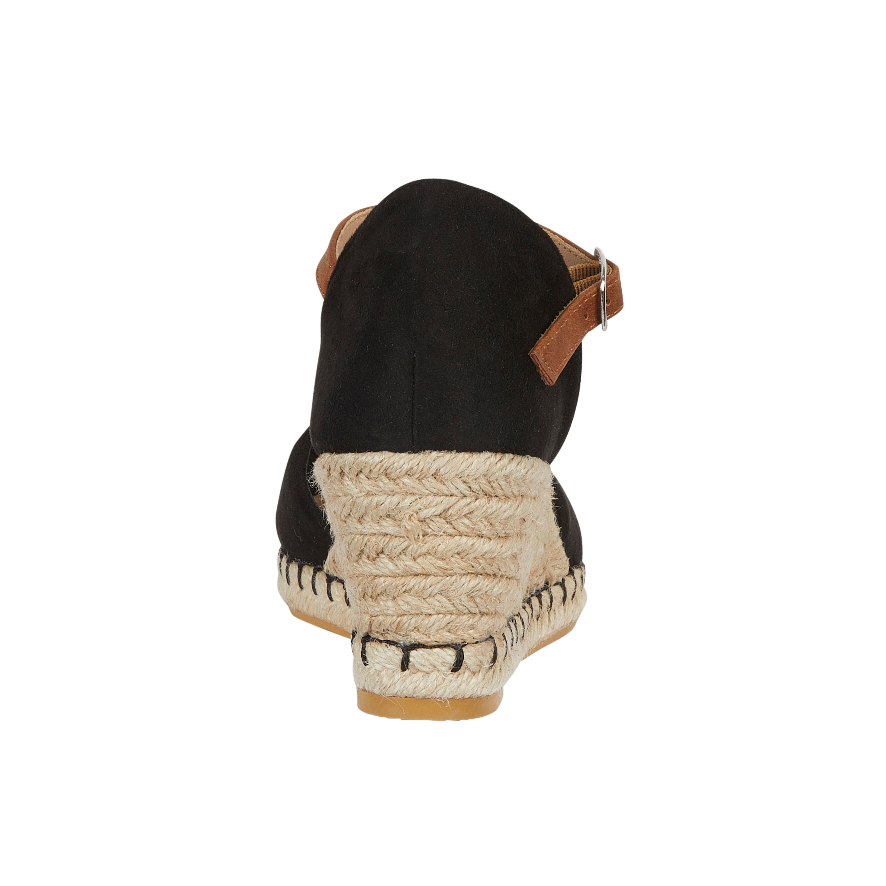 Taffeta Espadrille Wedge Sandals