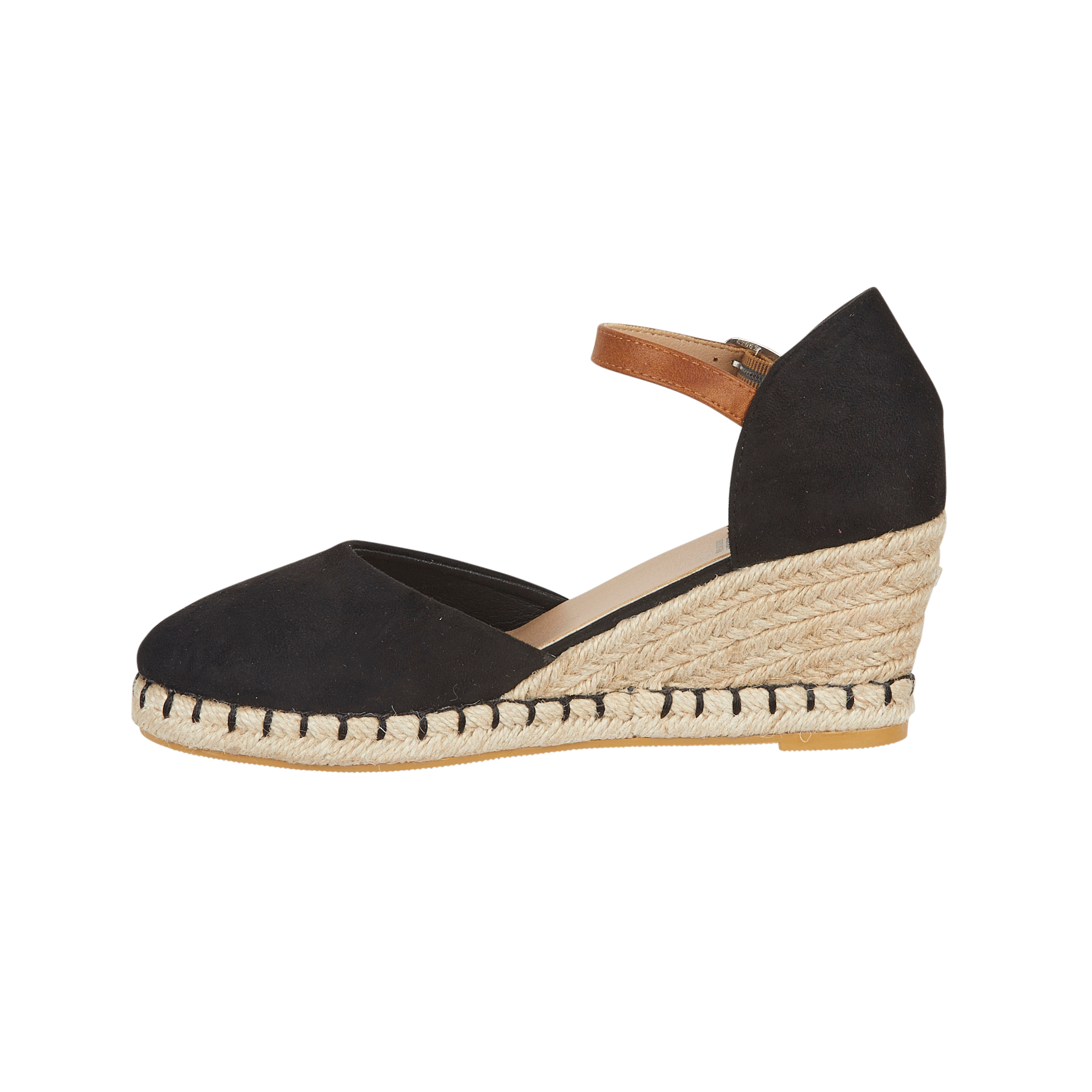 Taffeta Espadrille Wedge Sandals