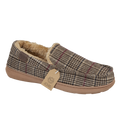 Taunton Checked Moccasin Slippers