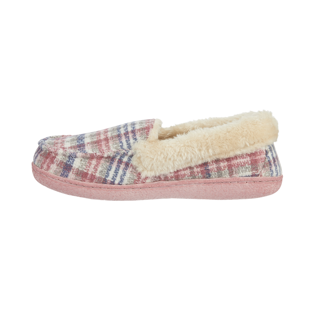 Thistle Tartan Moccasin Slippers