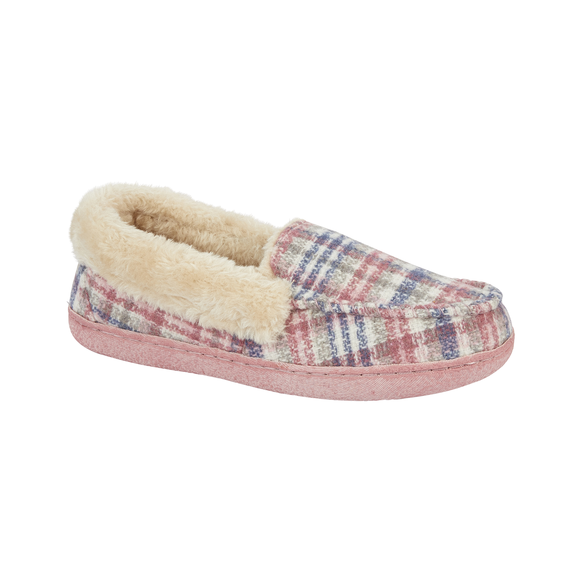 Thistle Tartan Moccasin Slippers