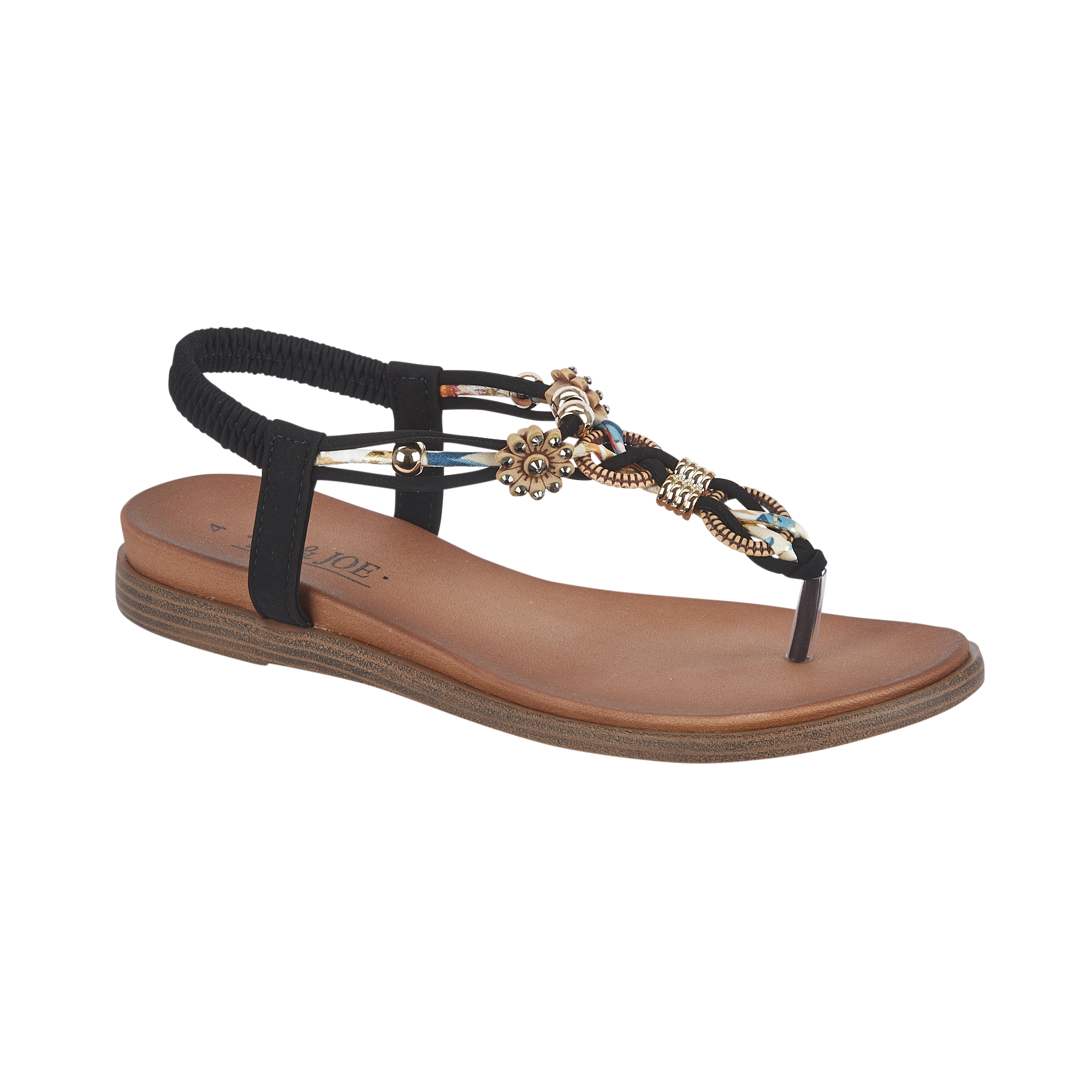 Tunisia Elasticated Toe Post Sandals