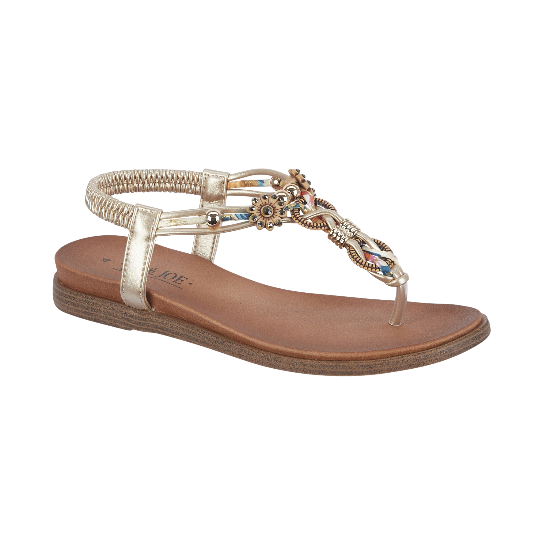 Tunisia Elasticated Toe Post Sandals
