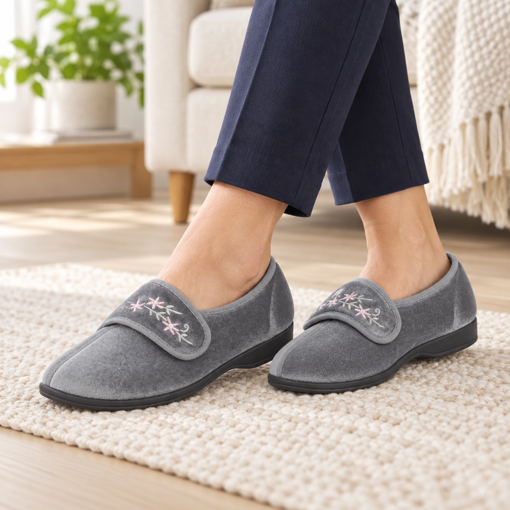 Veronica Touch Fastening Slippers