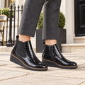 Walnut Ankle Boots