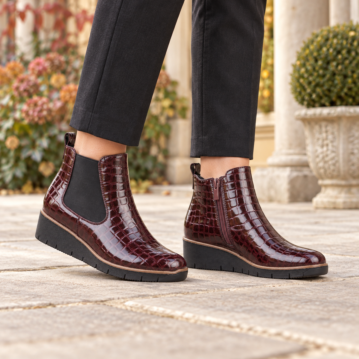Walnut Ankle Boots
